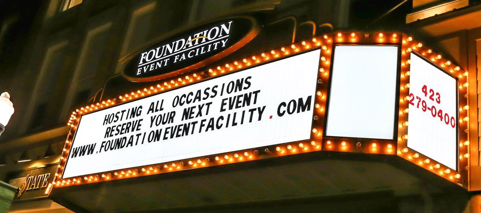 Foundation Event Facility 620 State Street Downtown Bristol TN event venue